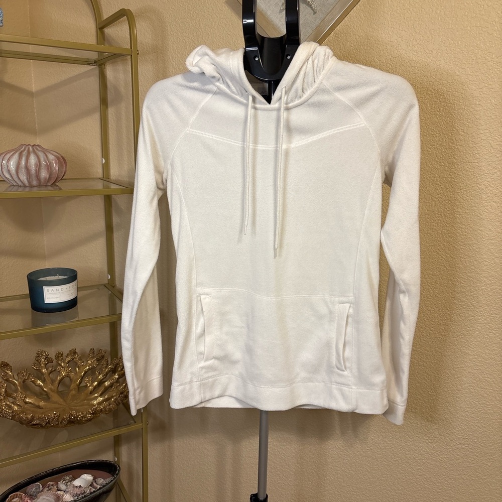 Columbia Sportswear Cream‎ Hoodie Pullover Women’s Small Casual Athleisure